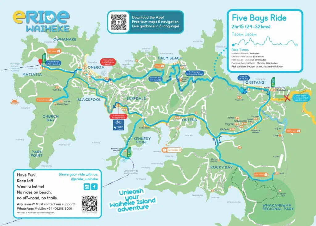 eRide Waiheke, Auckland