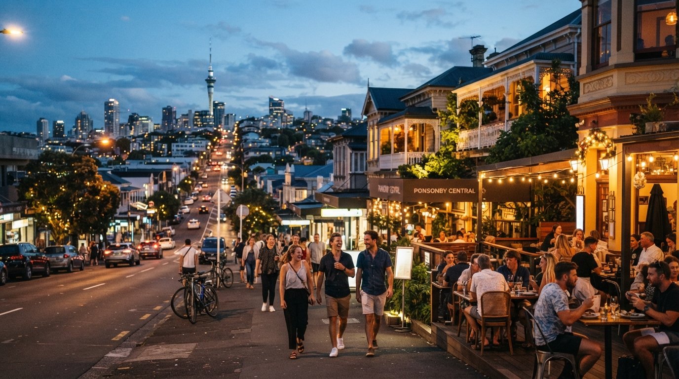 Ponsonby, Auckland: the ridge where the city goes to eat